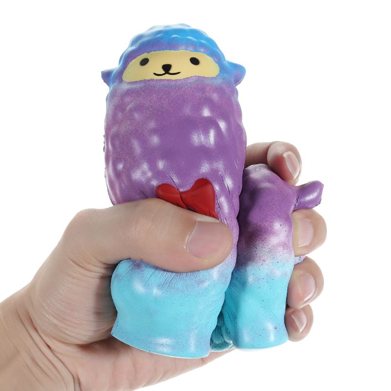 Squishy Aranyos Galaxy Alpaca Lassan Emelkedő Illatos Szórakoztató Állatjátékok