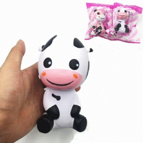 Squishy Baby Cow Jumbo 14 cm-es Lassan Emelkedő Csomagoló Állatok Kollekció Ajándék Dekor Játék