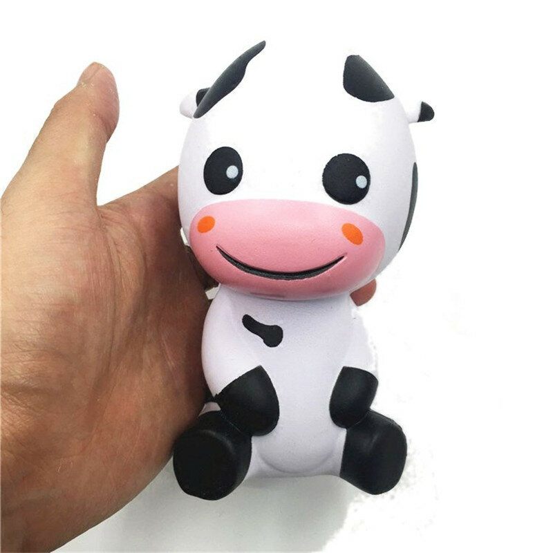 Squishy Baby Cow Jumbo 14 cm-es Lassan Emelkedő Csomagoló Állatok Kollekció Ajándék Dekor Játék