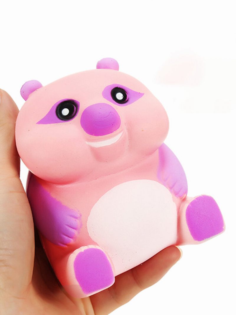 Squishy Bear 10 cm Lassan Emelkedő Állatok Rajzfilm Kollekció Ajándék Dekoráció Puha Összenyomható Játék