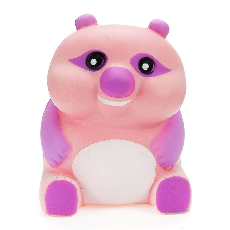 Squishy Bear 10 cm Lassan Emelkedő Állatok Rajzfilm Kollekció Ajándék Dekoráció Puha Összenyomható Játék