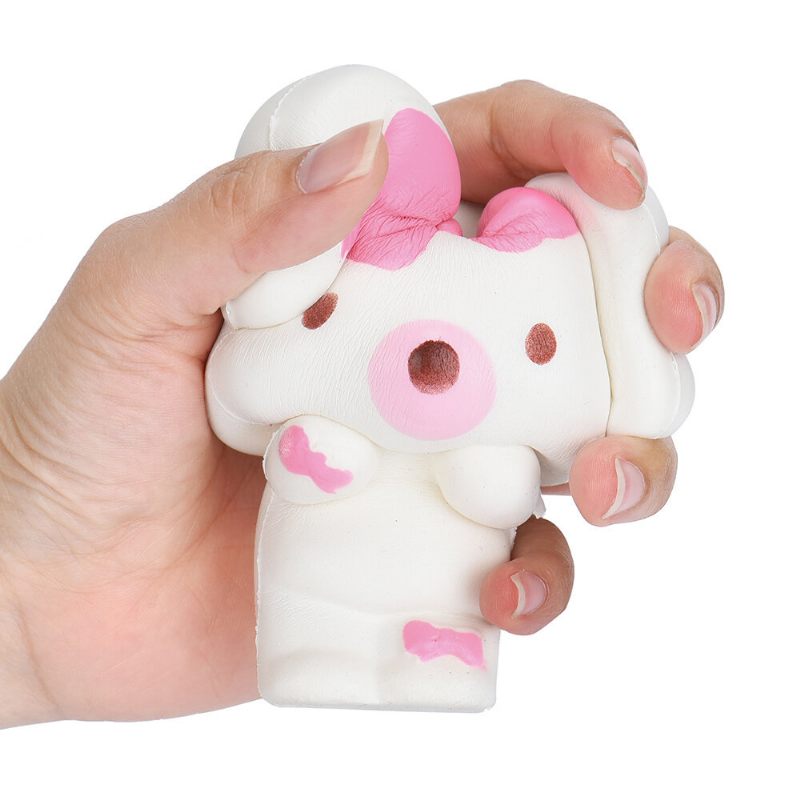 Squishy Dajka Nyúl Jumbo Nyuszi 12cm Lassan Emelkedő Aranyos Kollekció Dekorációs Ajándék Játék