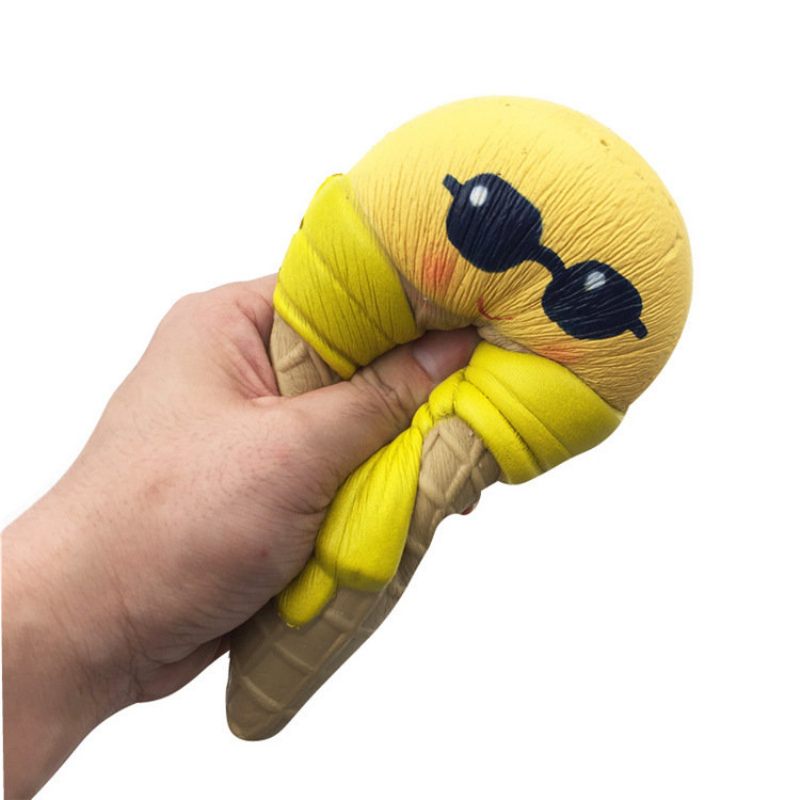 Squishy Fun Fagylalt Napszemüveges Sál 18cm Lassan Emelkedő Csomagolással Gyűjtemény Ajándék