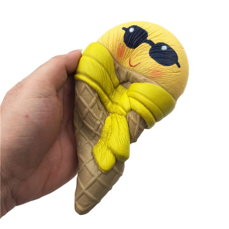 Squishy Fun Fagylalt Napszemüveges Sál 18cm Lassan Emelkedő Csomagolással Gyűjtemény Ajándék