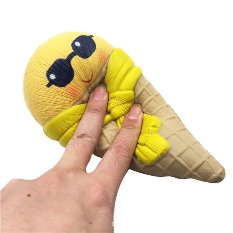 Squishy Fun Fagylalt Napszemüveges Sál 18cm Lassan Emelkedő Csomagolással Gyűjtemény Ajándék