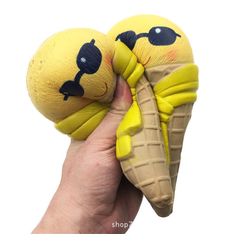 Squishy Fun Fagylalt Napszemüveges Sál 18cm Lassan Emelkedő Csomagolással Gyűjtemény Ajándék