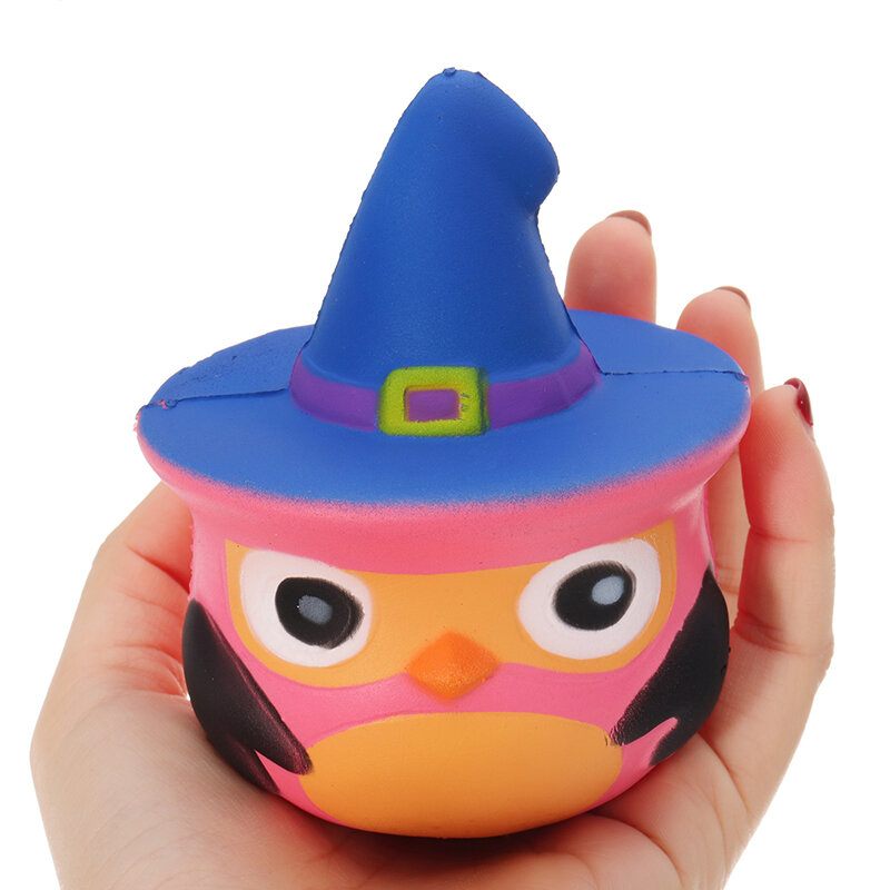 Squishy Pumpkin Bird Lassan Emelkedő Játék Gyerekeknek Szórakoztató Ajándék Party Dekor Telefon Medál