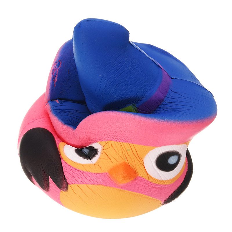 Squishy Pumpkin Bird Lassan Emelkedő Játék Gyerekeknek Szórakoztató Ajándék Party Dekor Telefon Medál