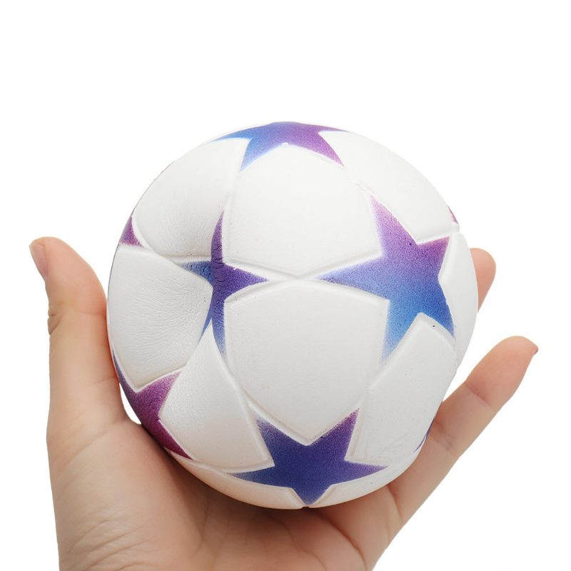 Star Football Squishy Slow Rising Csomagolással Kollekció Ajándék Puha Játék