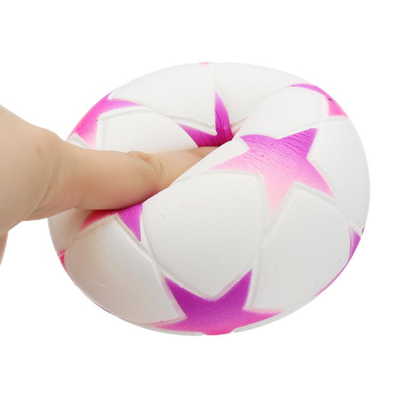 Star Football Squishy Slow Rising Csomagolással Kollekció Ajándék Puha Játék