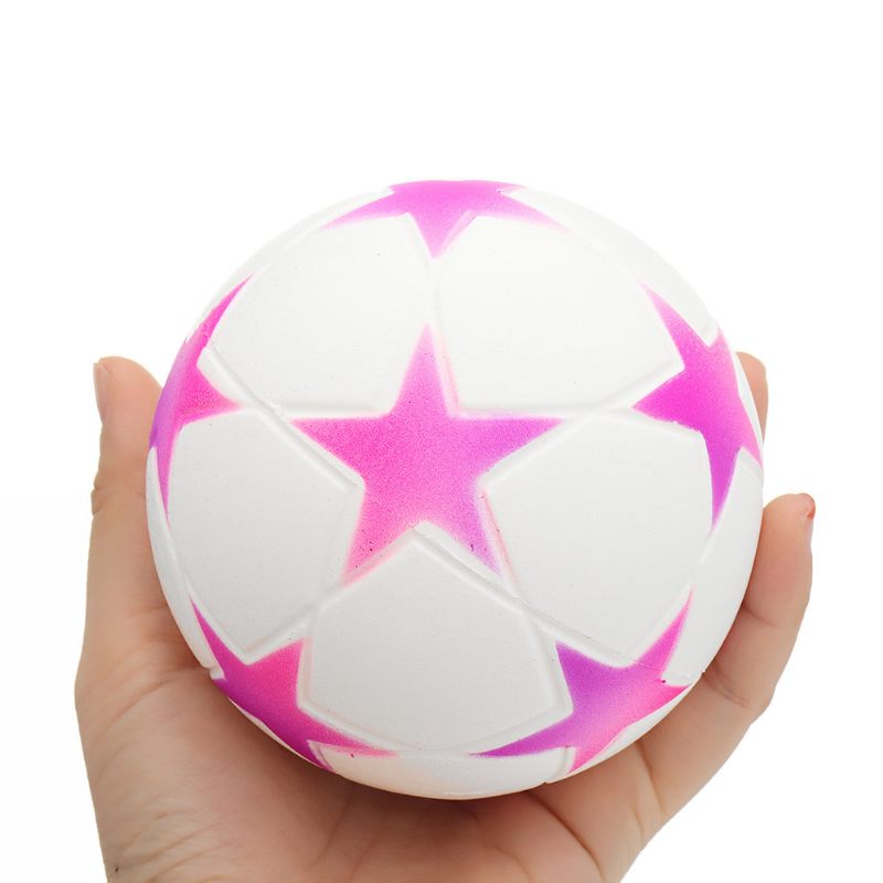 Star Football Squishy Slow Rising Csomagolással Kollekció Ajándék Puha Játék