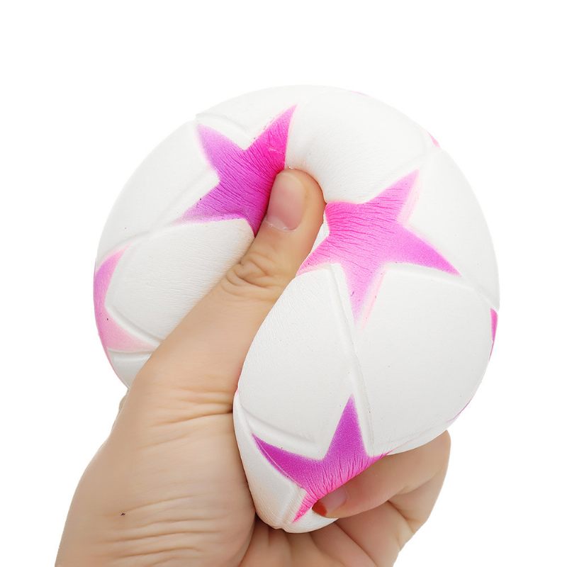 Star Football Squishy Slow Rising Csomagolással Kollekció Ajándék Puha Játék