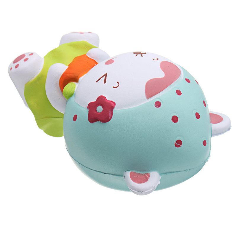 Strawberry Girl Squishy Slow Rising Csomagolással Kollekció Ajándék Puha Játék