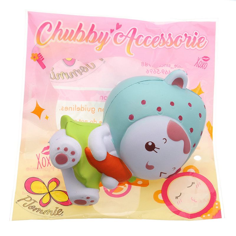 Strawberry Girl Squishy Slow Rising Csomagolással Kollekció Ajándék Puha Játék