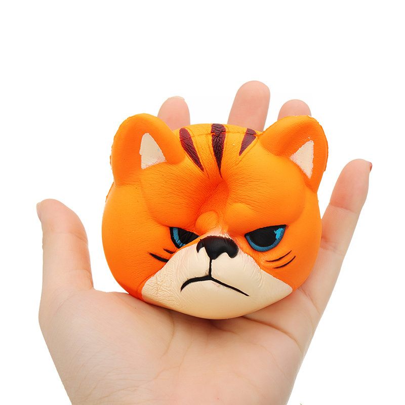 Tiger Squishy Slow Rising Csomagolással Kollekció Ajándék Puha Játék