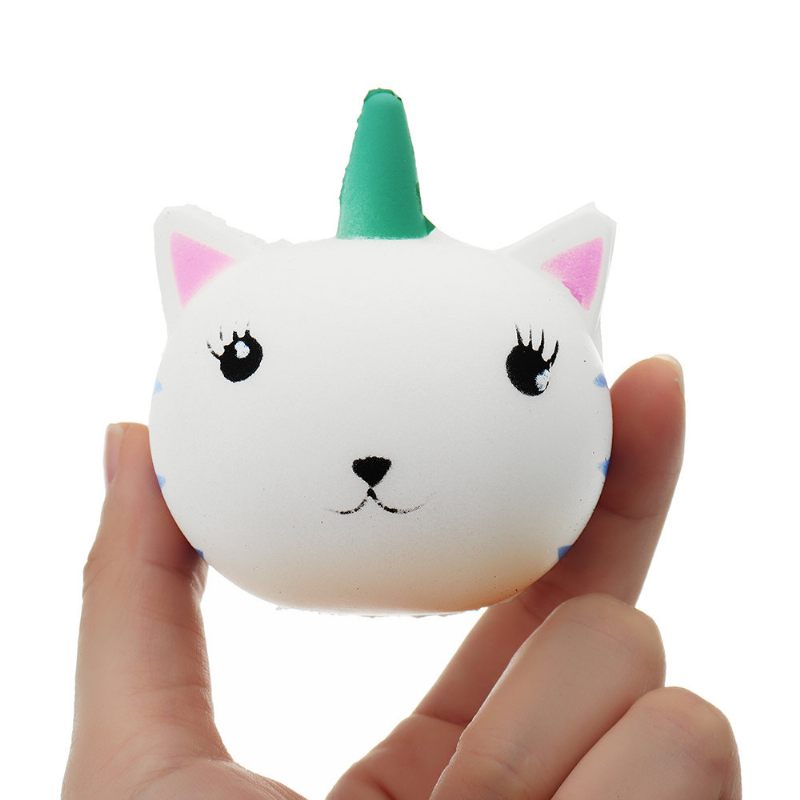 Unicorn Cat Squishy Slow Rising Collection Ajándék Dekorációs Puha Játék