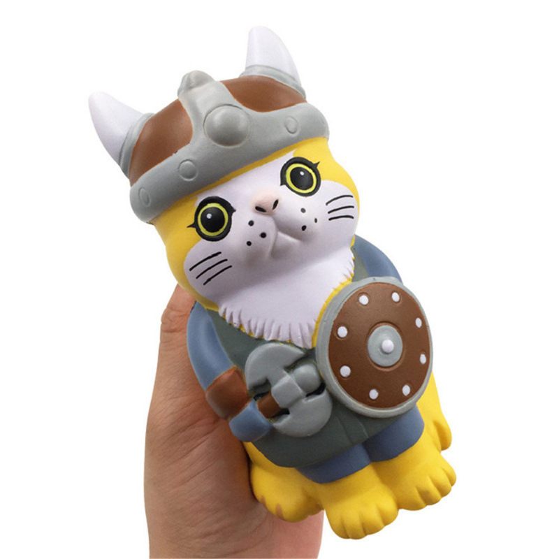 Viking Pirate Cat Squishy Csomagolással