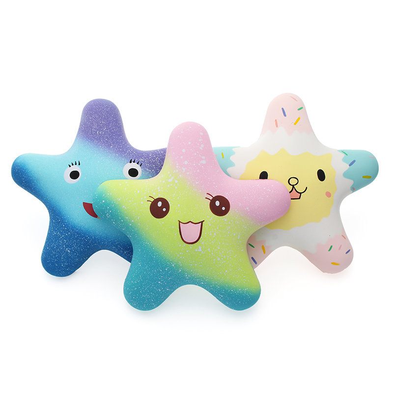 Vlampo Squishy Starfish 14 cm Édes Lassan Emelkedő Eredeti Csomagolású Kollekció Ajándék Dekor Játék