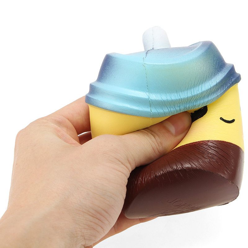 Xinda Squishy Milk Tea Csésze 10 cm-es Puha Lassan Kelő Csomagolással Gyűjtemény Ajándék Dekor Játék