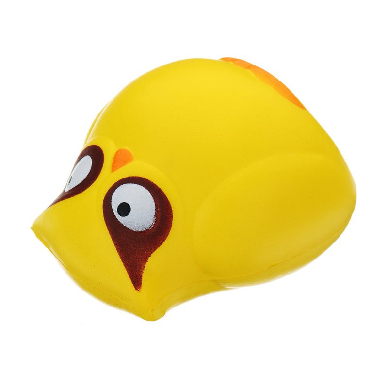 Yellow Owl Squishy Slow Rising Collection Ajándék Puha Játék Csomagolással