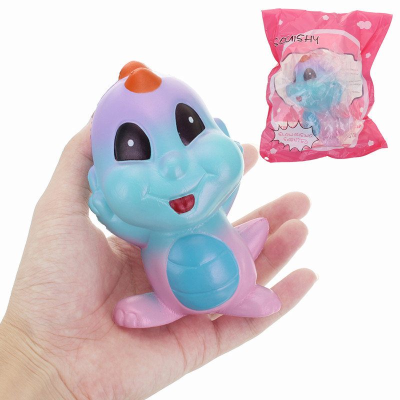 Yunxin Squishy Dinoszaurusz Baba Fényes Édes Lassan Kelő Csomagolással Gyűjtemény Ajándék Dekor Játék