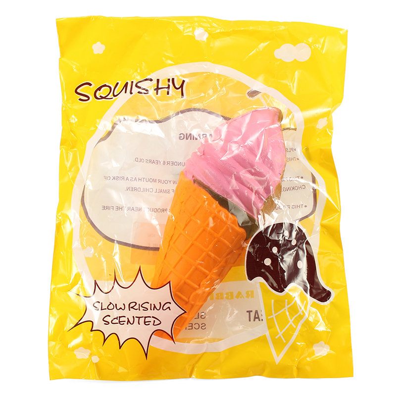 Yunxin Squishy Fagylalt 18 cm-es Lassan Kelő Csomagolással Kollekció Ajándék Dekoráció Puha Kinyomható Játék