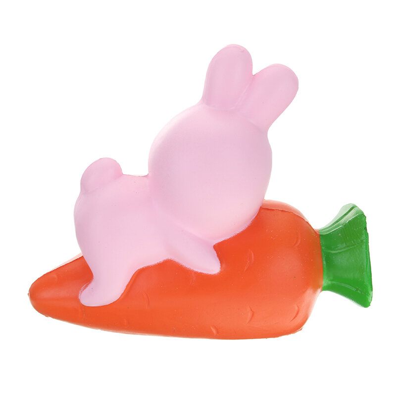 Yunxin Squishy Nyuszi Sárgarépa 13 cm-es Lassan Kúszik Csomagolás Gyűjtemény Ajándék Dekor Játék