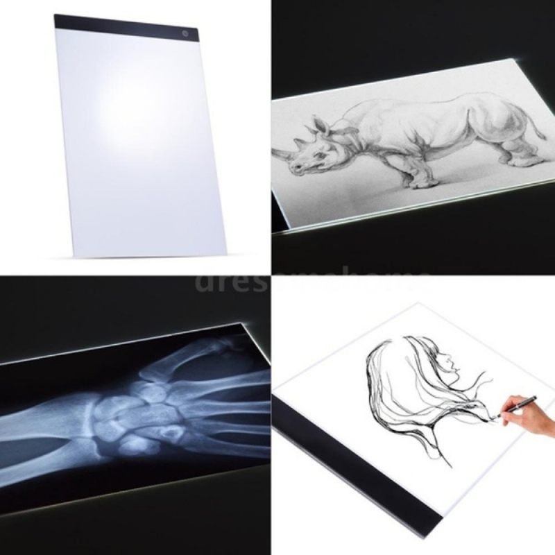 A4-es Led-es Festmény Nyomkövető Tábla Másolólap Panel Rajzoló Artcraft Stencil