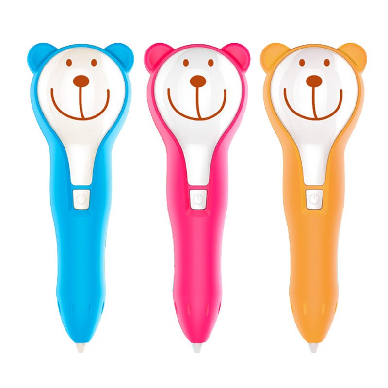 Cartoon Bear Háromdimenziós Nyomtatótoll Csecsemők Számára Alacsony Hőmérsékletű És Környezetbarát Doodle Pen Diy Műanyag Toll