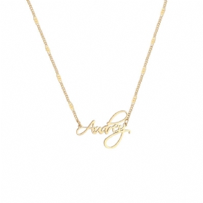 Letter Necklace Personality Simple Clavicle Ins Pendant Jewelry