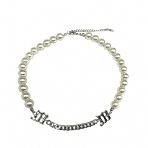 Pearl Splicing Necklace Personality Clavicle Lánc Divat Neck Chain