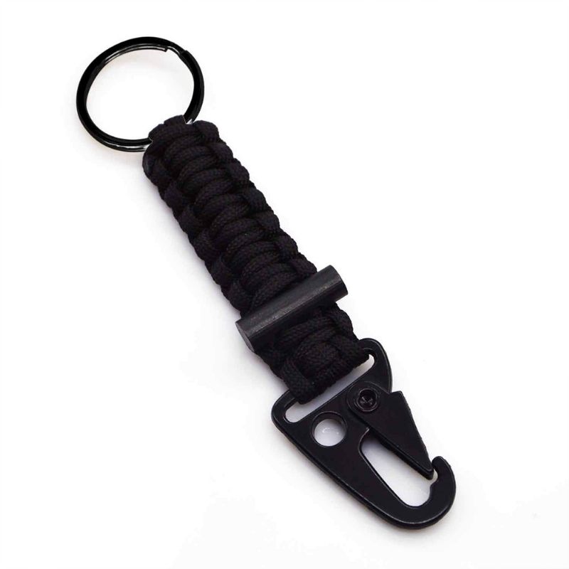 Paracord Survival Kulcstartó Firestarterrel És Karabinerrel Túlélő Készlettel Edc Kalandkempinghez Túrázáshoz Vadászat Utazáshoz