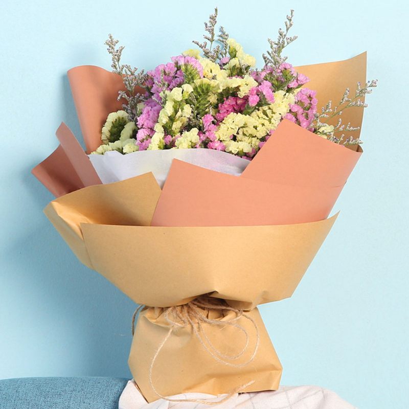 Baba Lélegző Virág Feleségének Barátnője Ünnepi Ajándék Szárított Virágok Valódi