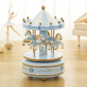 Carousel Music Box Lányoknak Európai Stílusú Gyermeknapi Ajándék Születésnapi Valentin-napi Zenedoboz Zenei Játék