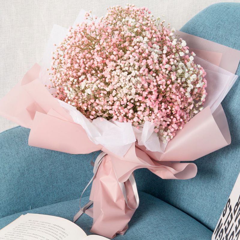 Mesterséges Babysbreath Virág Esküvői Parti Lakberendezési Baba Lehelet Csokor Szárított Virágok Valentin-napi Ajándéknak