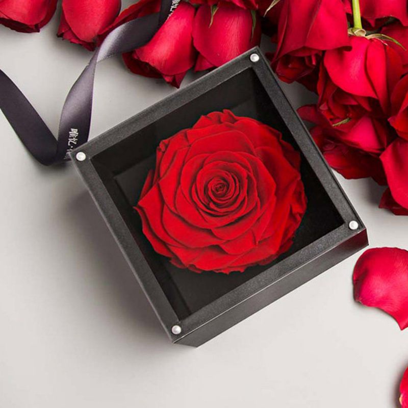 Örök Rózsa Díszdobozban Virág A Szerelmeseknek Mesterséges Élet Virágajándék Anya Szerető Barátnőjének