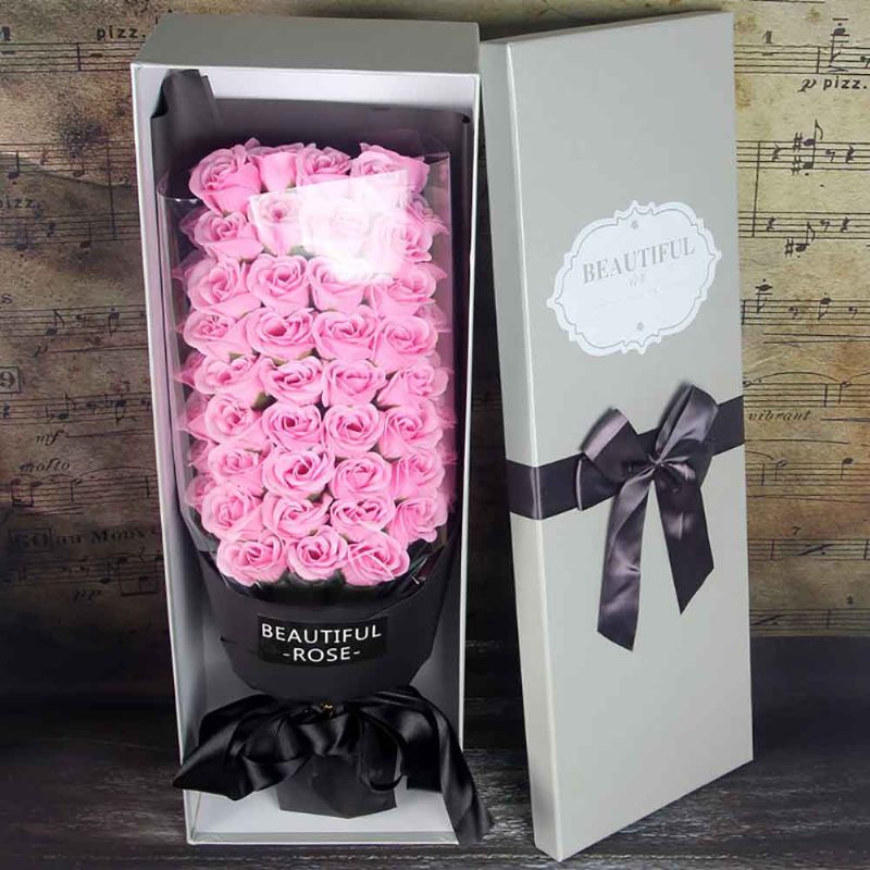 Rózsautánzat 51 Rózsa Lányoknak Girlfriend Grade Szappan Virágok Valentin-napi Ajándékok Születésnapi