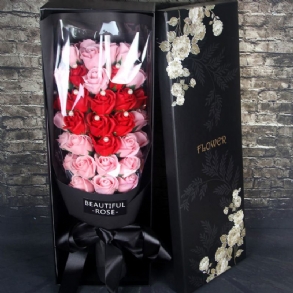 Szappan Virágok Ajándékok Valentin-napra Születésnapi Rózsa Utánzat 33 Virág Exkluzív Ajándék Lányoknak