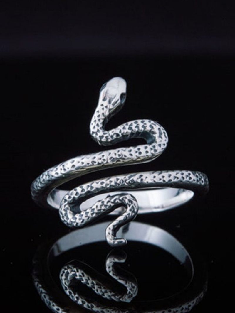 Vintage Animal Women Ring Punk Snake Ékszer Ajándék