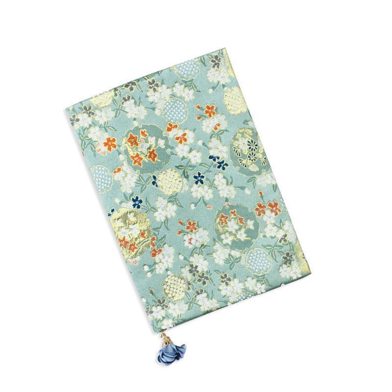 Flower Cluster Brocade Kézzel Készített Vászon Könyvborító Notebook Textil Kézi Számla A5a6 Állítható Könyvkabát