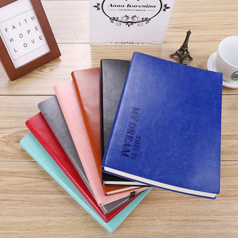 Páncélozott Pu Bőr A6/b6/a5/b5/a4 Notebook Journal Diary 200 Oldal