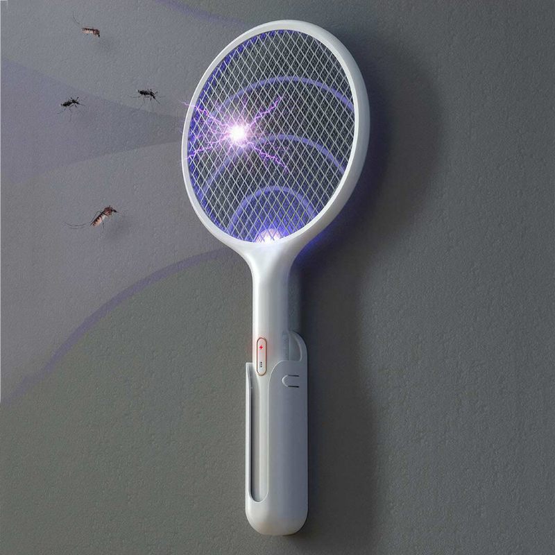 2 Az 1-ben Elektromos Szúnyogirtó / Lámpa Falra Szerelhető Usb Töltés Alapkonzollal
