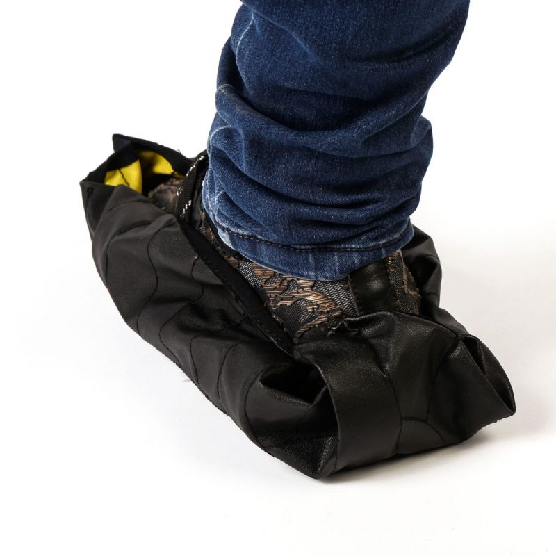 2 Db Kihangosító Automata Step Zokni Cipővédő Újrafelhasználható Egylépéses Hordozható