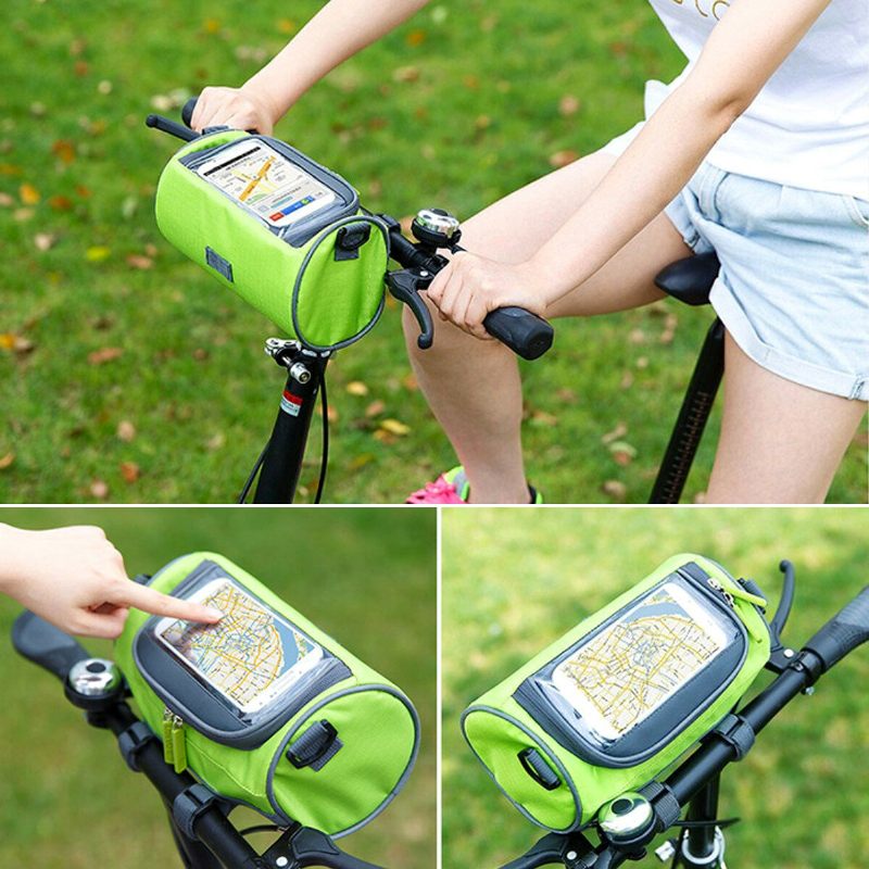 Bikight Hordozható Hasznos Kerékpáros Vízálló Táska Telefonhoz Érintőképernyős Deréktáskával