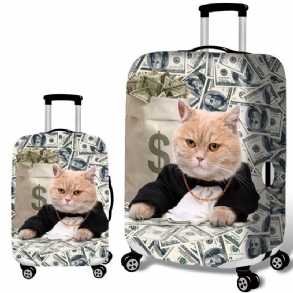 Honana 3d Spoof Cat Elasztikus Poggyásztakaró Utazási Bőröndvédő