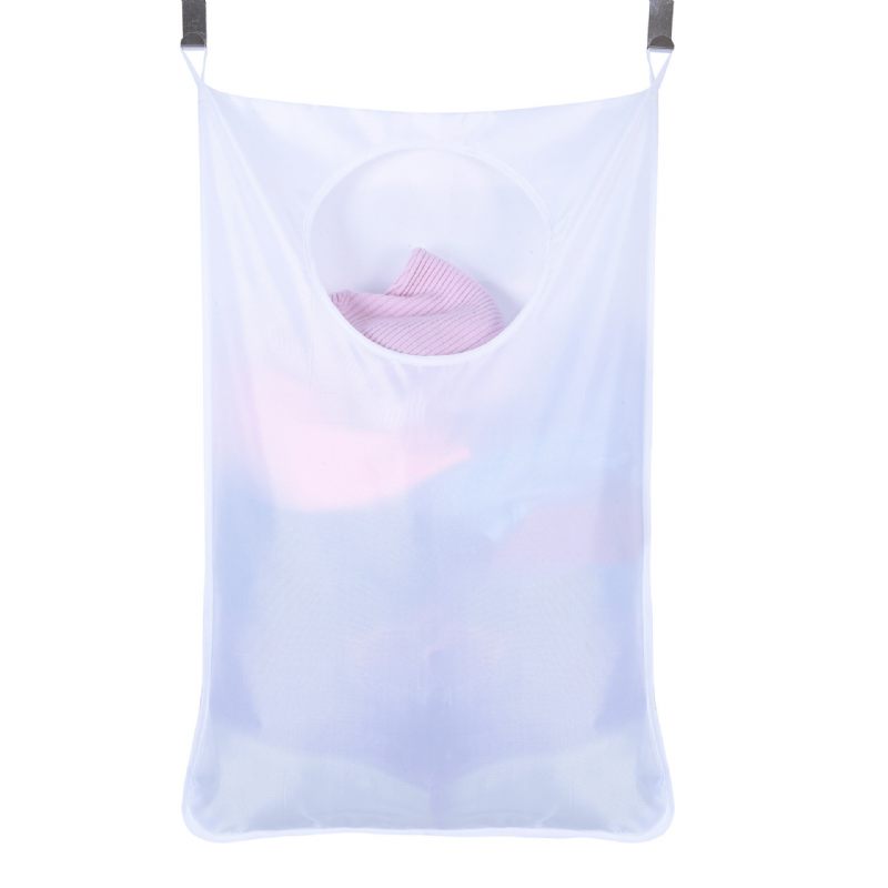 Honana 6 Colors Oxford Laundry Hamper Bag Ruhatároló Táska Rozsdamentes Acél Kampóval