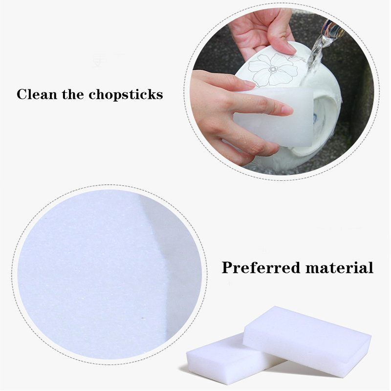 Magic Eraser Cleaning Pads Szivacsos Melamin Cleaner Fürdőszoba Tisztítókendők