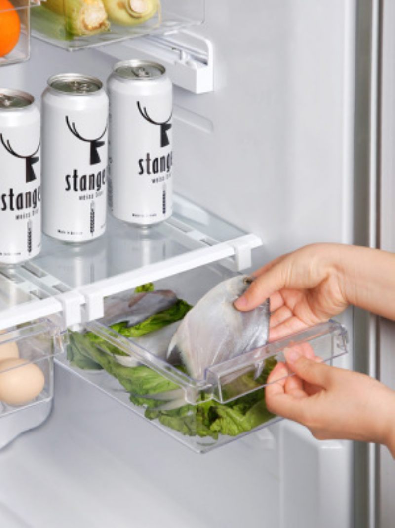 Otthoni Hűtőszekrény Tároló Doboz Műtárgy Fiók Dedikált Élelmiszer Műanyag Téglalap Alakú Tojástartó