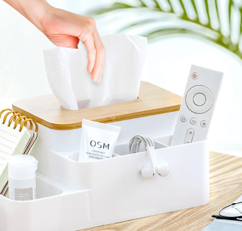 Tissue Box Pumpáló Otthoni Aranyos Távirányítós Tárolódoboz Többfunkciós Kreatív Doboz Nappaliba Étkező Dohányzóasztal