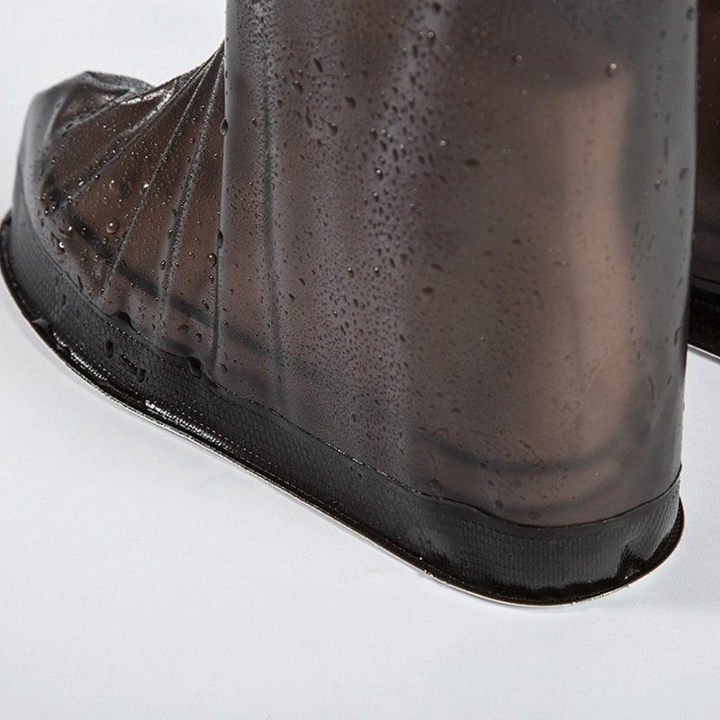 Vízálló Védőcipő Csizmavédő Unisex Cipzáros Esőcipővédő Csúszásgátló Esőcipő